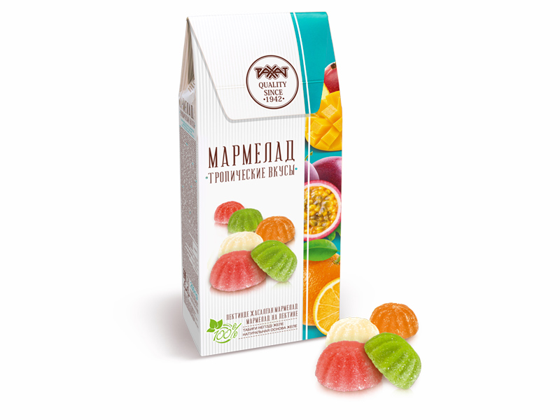 Мармелад "Мармелад Тропические вкусы " купить в Казахстане -АО «ЛОТТЕ ...