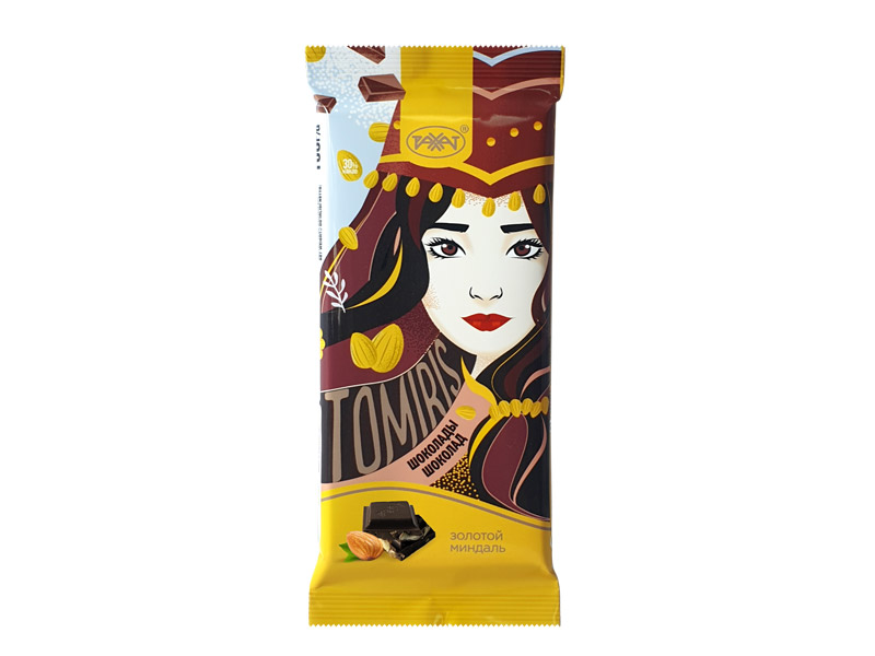 ШОКОЛАД С ДОБАВКАМИ "«Tomiris золотой миндаль» " купить в Казахстане ...