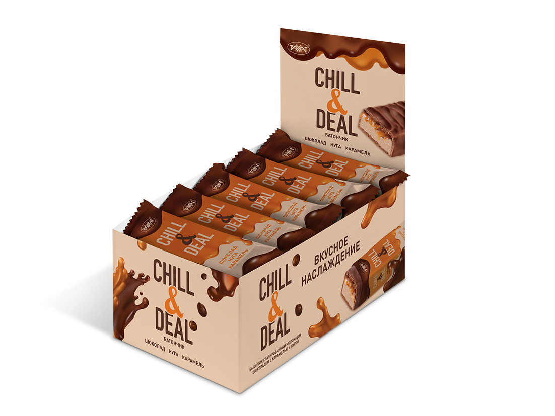 Батончики "Chill&Deal " купить в Казахстане -АО «ЛОТТЕ Рахат»